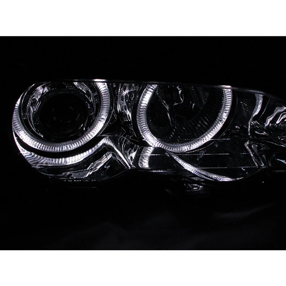 ANZO For BMW 323Ci 2000 Projector Headlights w/ Halo Chrome Foto 3 de 4