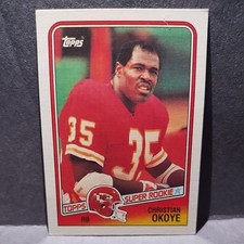 1988 Topps - Christian Okoye #363 Rookie Card (RC)   VINTAGE . rookie card picture