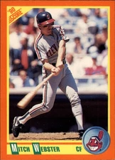 1990 Score Rookie/Traded #4T Mitch Webster - BB
