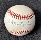 Warren Spahn Signed Autograph Vintage ONL Baseball BECKETT Milwaukee Braves