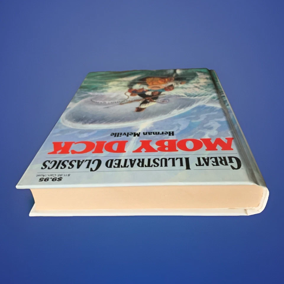 Great Illustrated Classics Series Moby Dick by Herman Melville Hardcover Book Foto 4 de 4