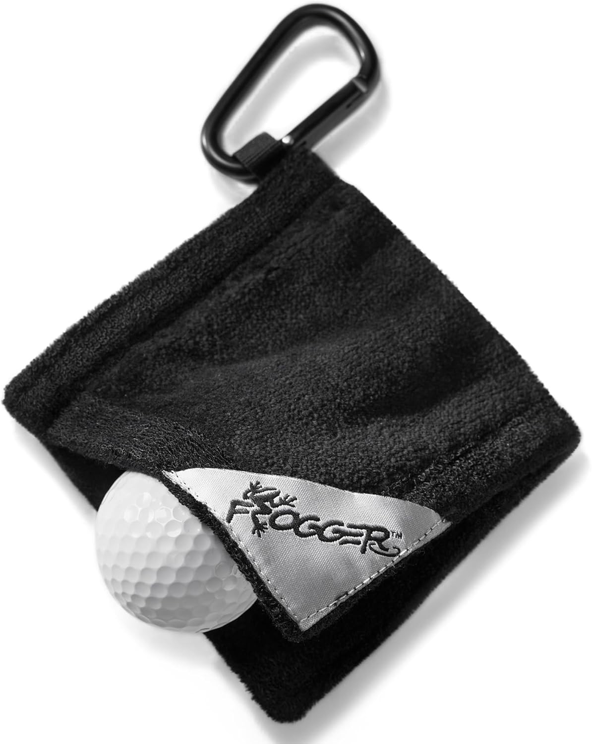 Towel With Wet And Dry Technology 4"x4", Black