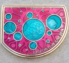 Geocoin Club (GCC) June 2014 Geocoin - Activated & Adoptable - TB6J843