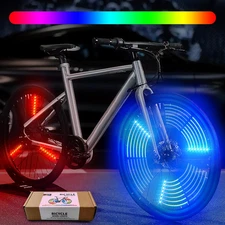 LED Bike Wheel Lights,Bicycle Spoke Lights with Batteries Included,Ultra Bright-