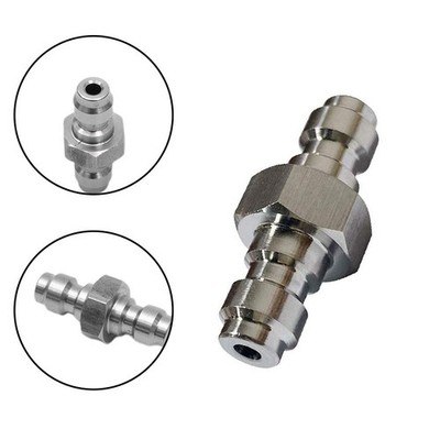8mm Dual Male Quick Connect Adaptor Foster Fitting Stainless Steel High Quality