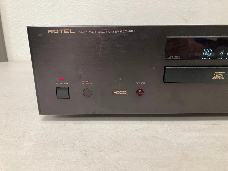 Reproductor de CD de disco único Rotel RCD-991 HDCD disco compacto componente audiófilo Foto 2 de 4