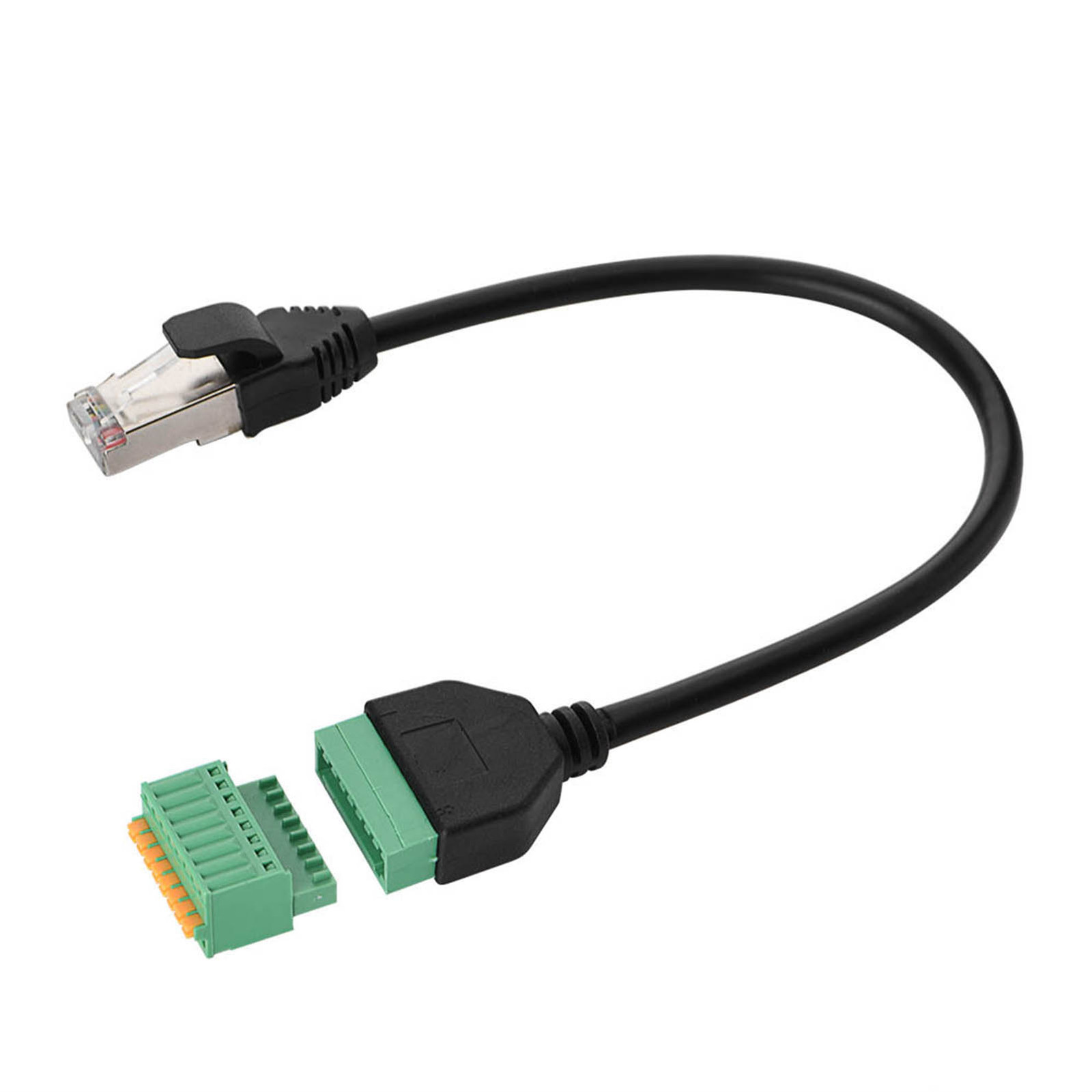 RJ45 Male Adapter Reliable Connector For Terminal Block Conversion