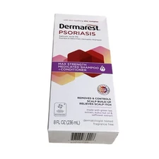 Dermarest Psoriasis Medicated Shampoo Plus Conditioner 8 fl oz Exp 09/27