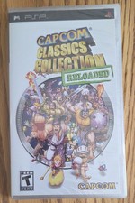 PSP - Capcom Classics Collection Reloaded Black Label NTSC US Version 1st Print