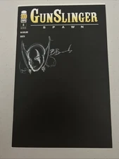 Gunslinger Spawn #8 Black Blank Sketch Variant Image Comics BJORN BARENDS REMARK