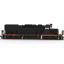 HXtoy SD40T-2 Train Model 1897 Pieces Model Building Toys Set MOC Build