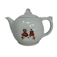 Enterprise Aluminum Co. DRIP-O-LATOR Coffee Teapot Dutch Windmill People Dancers