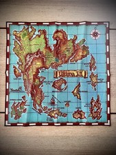 *MINT* Ultima VII: The Black Gate Cloth Map (Origin, 1992)