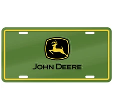 LP66191 - John Deere Green JD License Plate