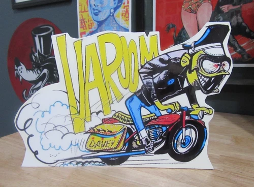 Weird O's Davey Tabletop Standee Cutout | Rat Fink Hawk Weird Oh's Nutty Mads