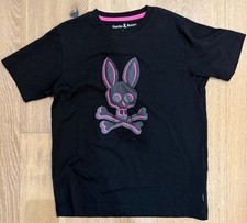 Psycho Bunny Kid s Black T Shirt Size L 14-16