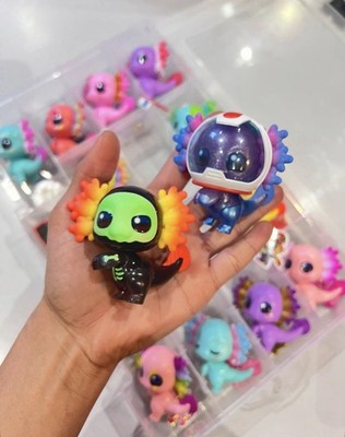 Ultra Rare, Astro Alotl, Scare, 15 Figuren A-LOT-A-AXOLOTLS Astronaut Angst
