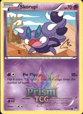 Skorupi 53/122 Common BREAKpoint Pokemon