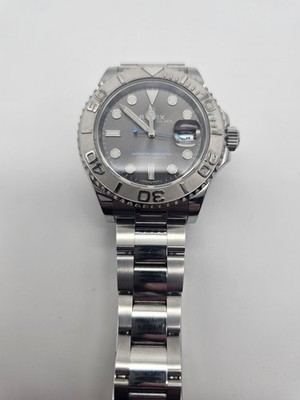 Rolex Yacht-Master 116622 Rhodium Steel Platinum Blue 40mm EXCELLENT condition!