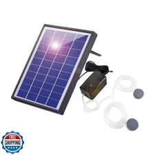 Andoer Pond Oxygenator Solar Powered 6W Solar Oxygen Pump Fish Ta