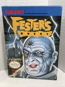 Fester's Quest Nintendo NES  CIB W/  Protective Case Near MINT Game And Manual