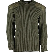 Woolly Pulley Brigade Quartermasters Commando Sweater Mens GREEN 2XL NEW IN BAG