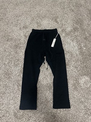 Essentials black uncuffed pants Size M