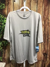 NWT! Sunspecs Tribal Surf Rash Guard Tee Size XXXL Silver L-22