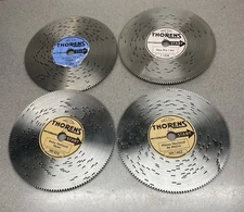Vintage Thorens Music Box Disc Lot Of 4