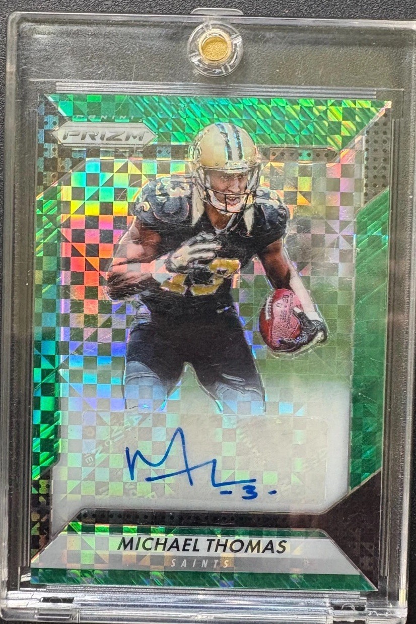 2016 Panini Prizm Rookie Autograph Michael Thomas #RA-MTH Green Power Prizm 1/49