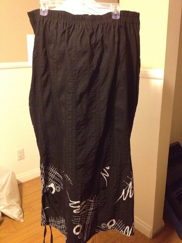 Plus Size Skirt By Jean Marc Philippe Black Size 22 - Picture 3 of 9