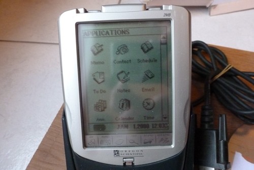 Oregon Scientific OS Pro PDA. LCD screen. Base & cable. Uses AA/LR6 batteries. - Zdjęcie 15 z 23