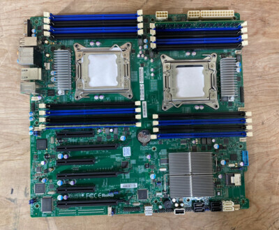 Super Micro X9DAi Motherboard 2X Xeon E5-2620 Processors w/ 8+8 GB DDR3 RAM