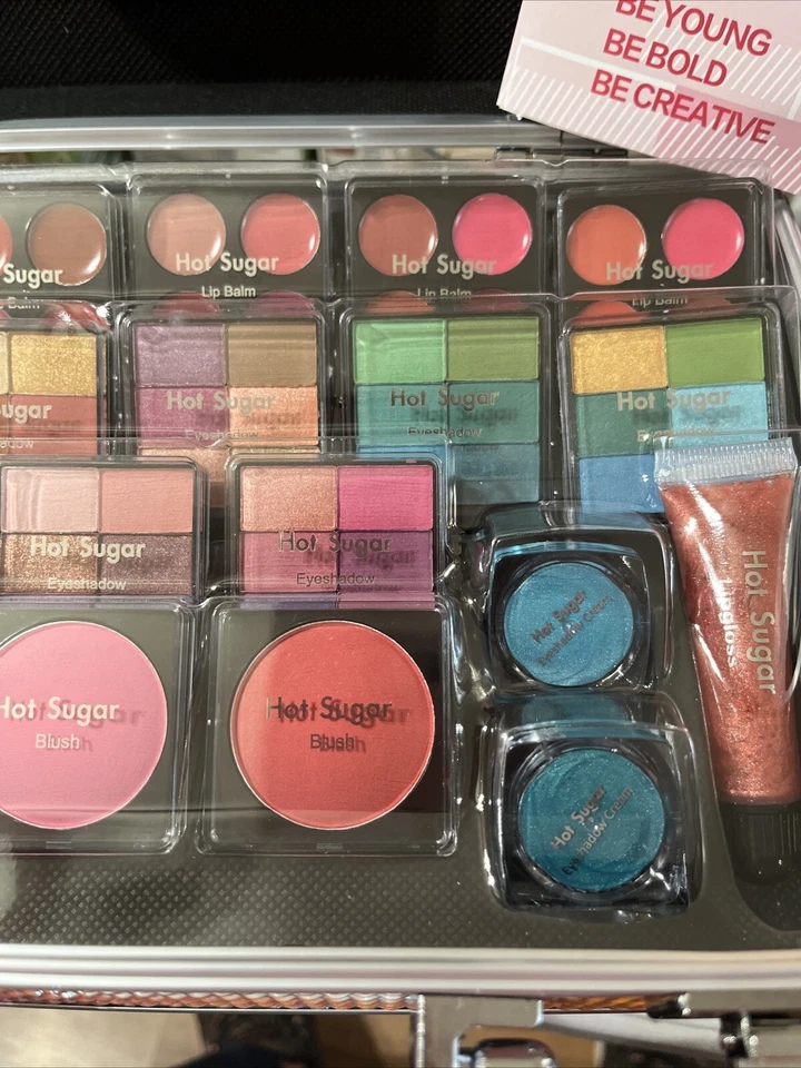 Kit de Maquillaje Hot Sugar Niñas Juego Completo de Cosméticos de Inicio Estuche de Sirena Incluido Foto 4 de 4