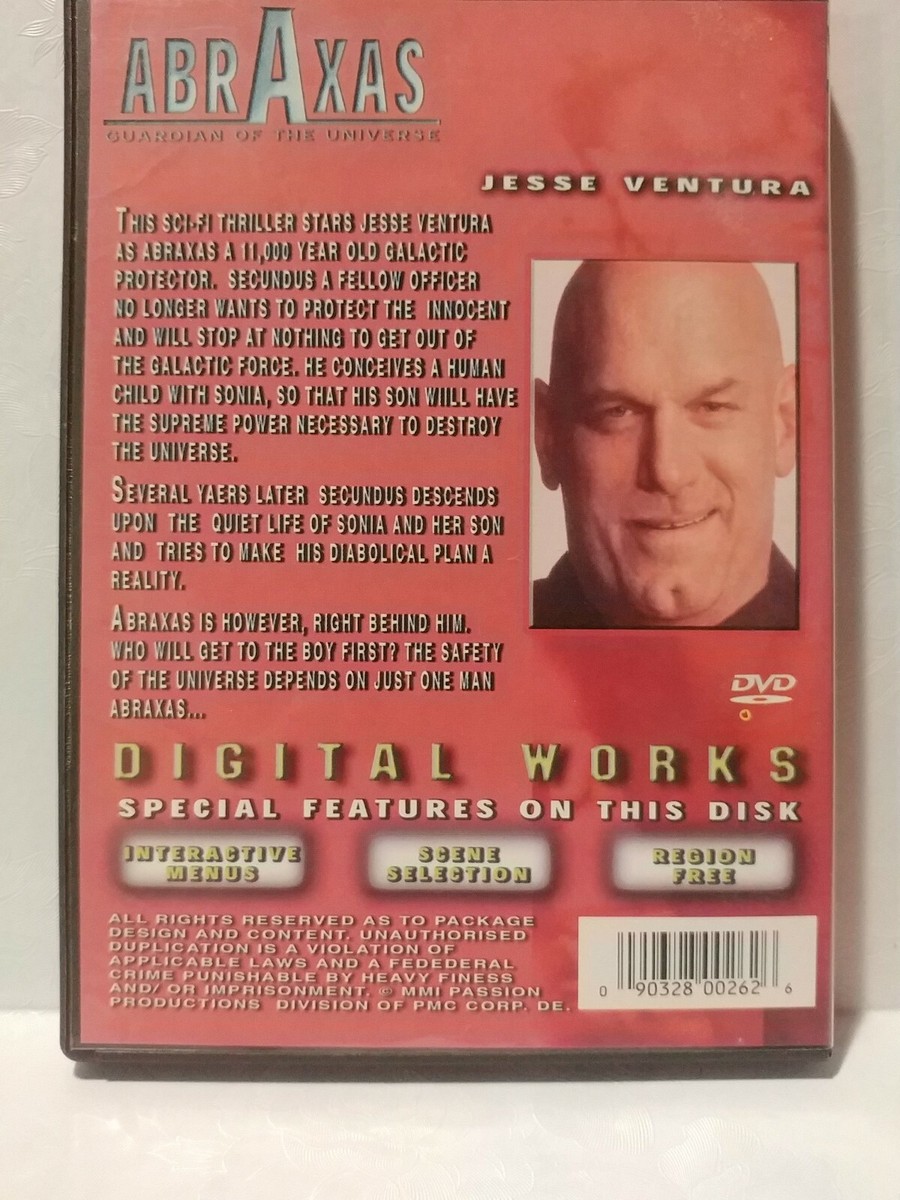 Abraxas: Guardian of the Universe-DVD-2004-Jesse Ventura-Digital Works |  eBay UK