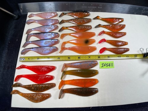 Soft Plastic Baits Paddle Tail Shad 2" to 4" Various Colors YOUR CHOICE   IN5406 - Picture 27 of 41