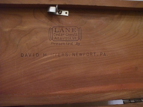 ADVERTISING LANE JEWELRY BOX DAVID M. MYERS NEWPORT PA. - Picture 7 of 7