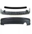 NEW 2011-2017 JEEP PATRIOT REAR BUMPER UPPER/LOWER WITH STEP PAD 3 pcs