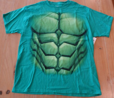 New Walt Disney Parks Marvel INCREDIBLE HULK Costume T-Shirt Mens Large L 