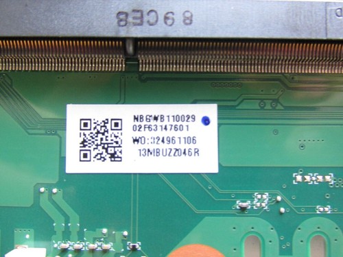 New OEM Acer Nitro 5 AN517-52 Motherboard w/ Intel CPU DAZ8VRMB8E0 NB.GWB11.002 - Afbeelding 4 van 5