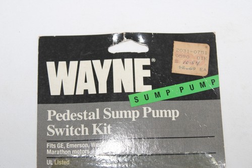 Kit interruttore pompa pozzetto piedistallo Wayne NUOVO modello n. 56396 - Foto 4 di 8