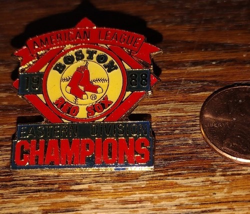 1988 AL East Division Boston Red Sox Champions Revers / Hut Pin Vintage Neu - Bild 1 von 2