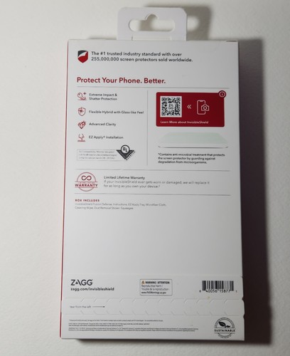 ZAGG InvisibleShield Fusion Defense Screen Protector for Samsung Galaxy s22+ - Picture 2 of 2