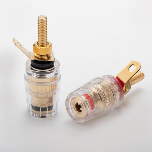 Terminal de altavoz conector banana hembra chapado en oro poste de encuadernación HiFi de 4 piezas - Imagen 10 de 12