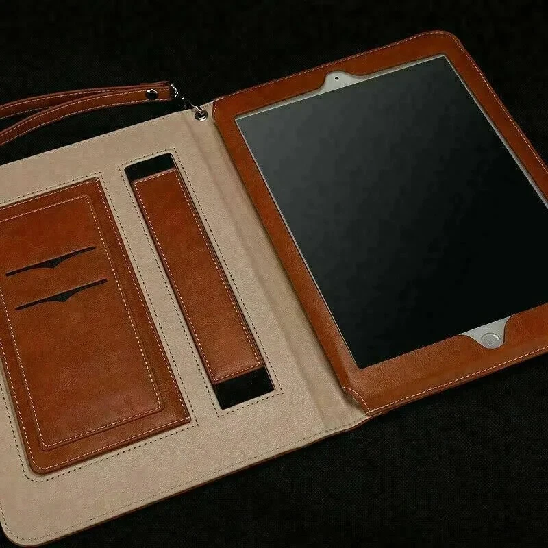 Genuine Leather Luxury Case Cover For Apple iPad 9th 8th 7th Generation 10.2'' - Image 4 of 4