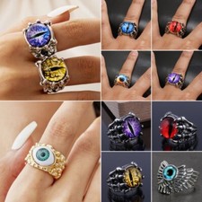 Retro Claws Eye Demon Evil Eye Ring Gothic Punk Ring Good Luck Men Jewelry Hot