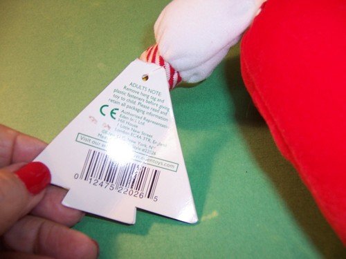 Eden Baby’s 1ST Weihnachten 12 Zoll weiche Puppe Rassel WEICHER VELOURS Plüsch Lovey - Neu mit Etikett - Bild 9 von 9