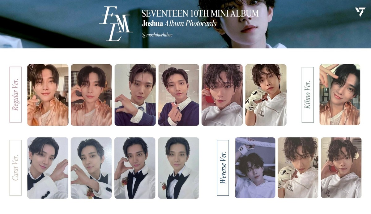 FOLLOW to SEOUL CARATZONE Joshuaトレカ SEVENTEEN JOSHUA