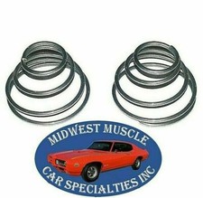 2pc Gm Nosr Inside Door Panel Window Crank Handle Escutcheon Tension Springs Bs