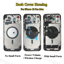 Rear Back Cover Housing Battery Door Frame Replacement for iPhone 12 Pro Max 6.7